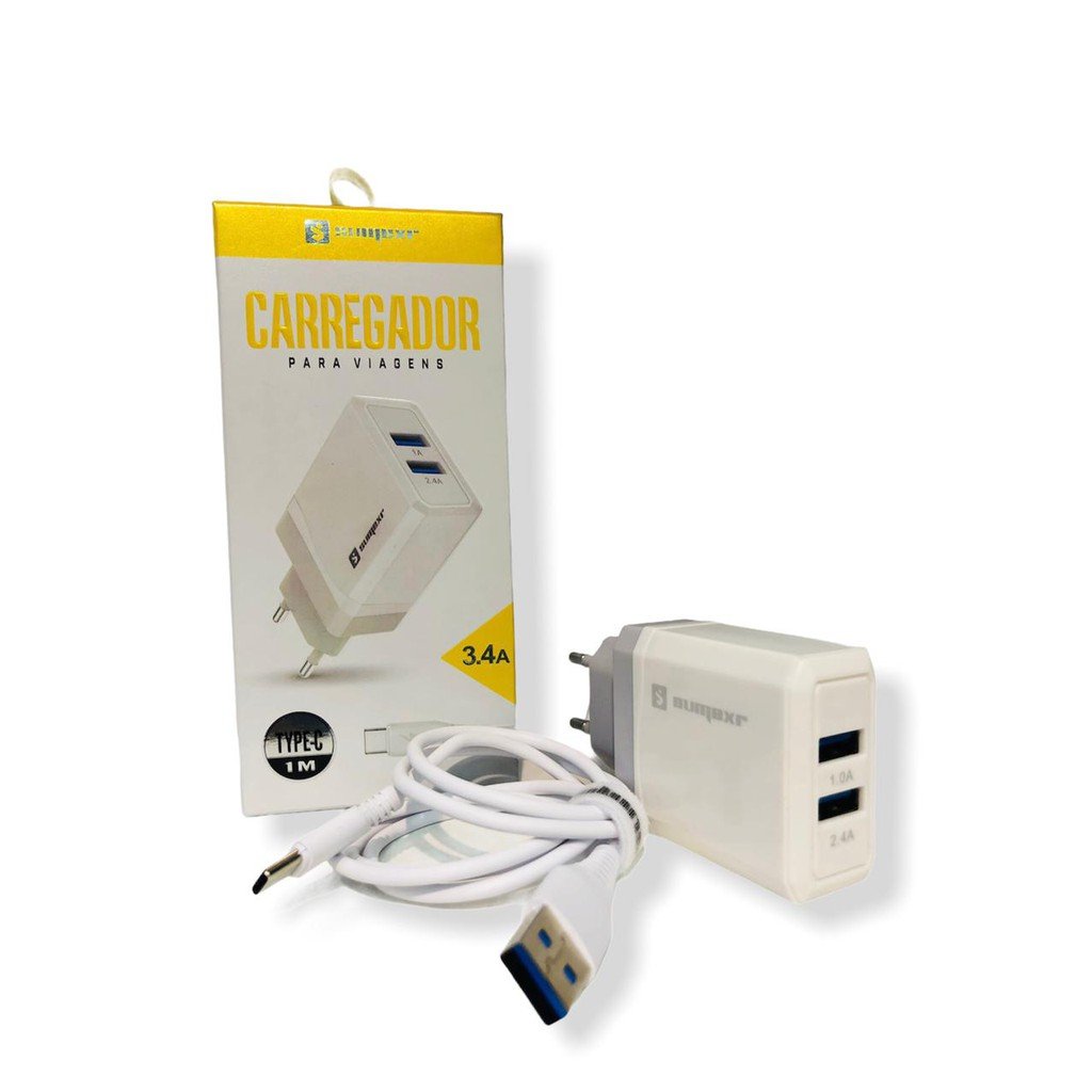 CARREGADOR COMPLETO TIPO C SUMEXR 3.4A 5V SX-F17-C*