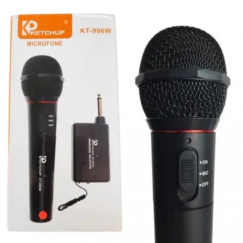 MICROFONE COM FIO KETCHUP - KT-996W