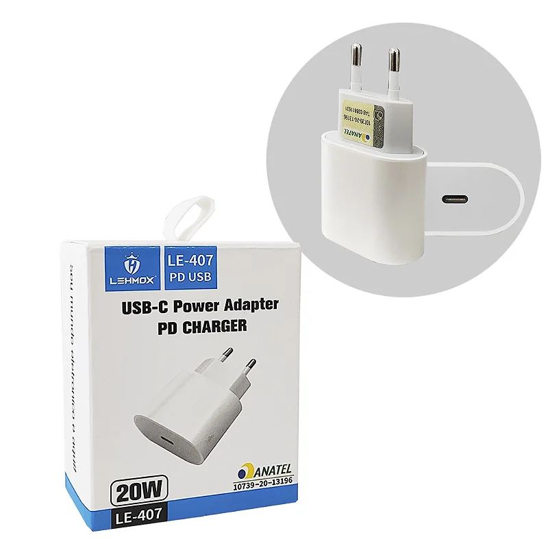 FONTE TIPO C LEHMOX LE-407 FUNTE 20W TURBO