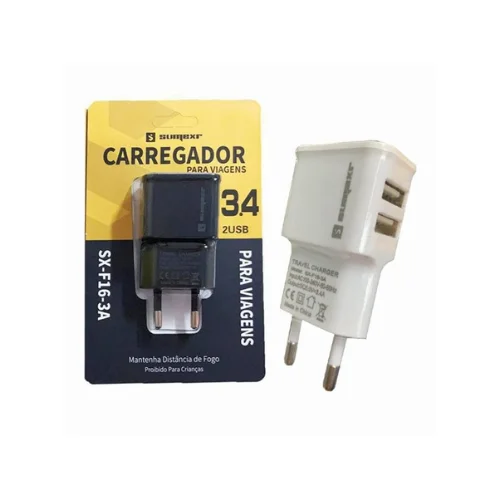 FONTE TIPO USB SUMEXR SX-F16-3A 2 USB
