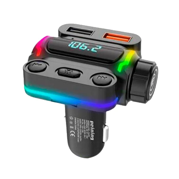 CARREGADOR VEICULAR PEINING USB 38W PEI-CA212 PD20W