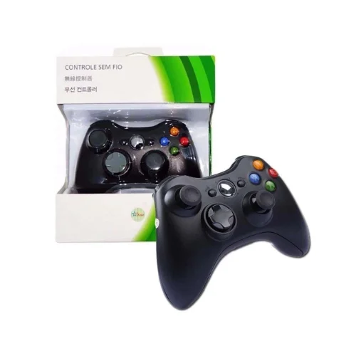 CONTROLE DE XBOX SEM FIO H'MASTON USB PARA PC / XBOX 360