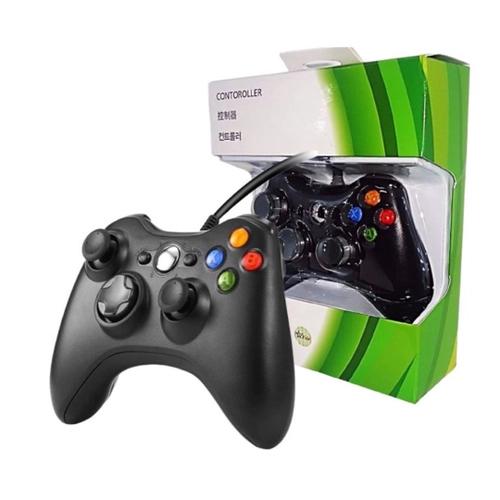 CONTROLE DE XBOX COM FIO USB PARA PC / XBOX 360