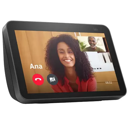CAIXINHA DE SOM AMAZON ECHO SHOW 8 COM ALEXA (2a GERAÇÃO)