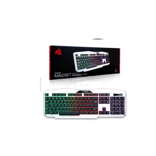 TECLADO GAMER LED COM FIO KNUP MADSET KP-TE119
