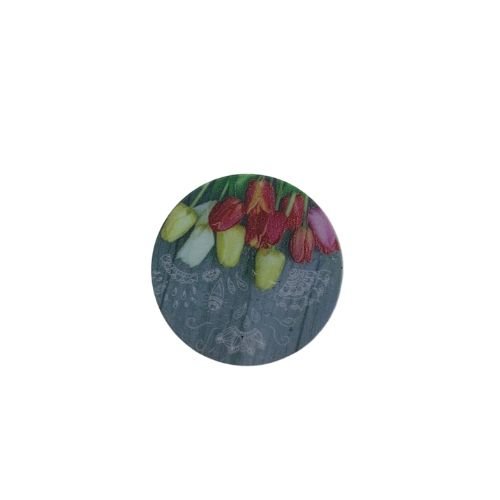 POPSOCKET BOLA PARA CELULAR AZUL JEANS/VERMELHO