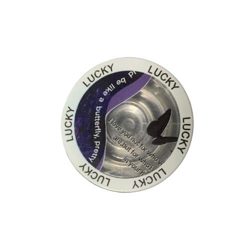 POPSOCKET BOLA PARA CELULAR LUCKY COM BORBOLETA