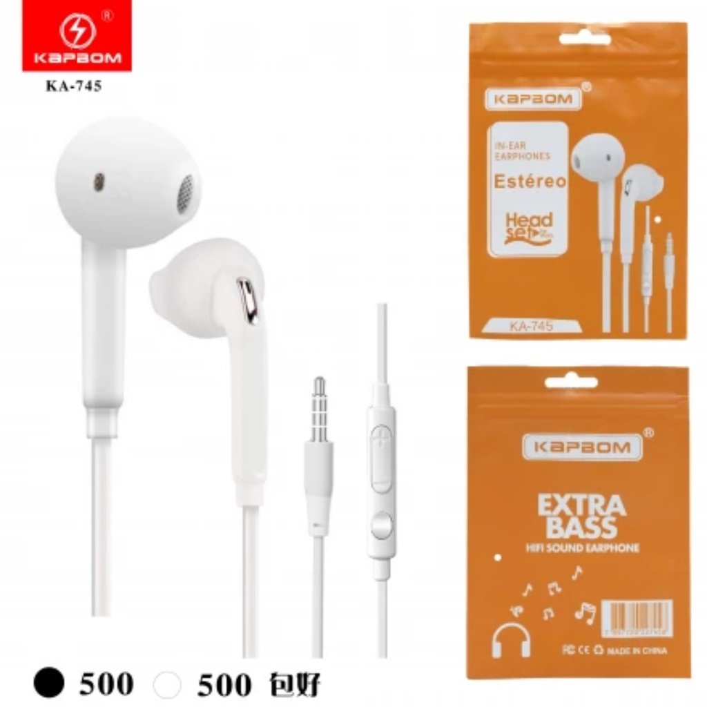 FONE COM FIO KAPBOM KA-745