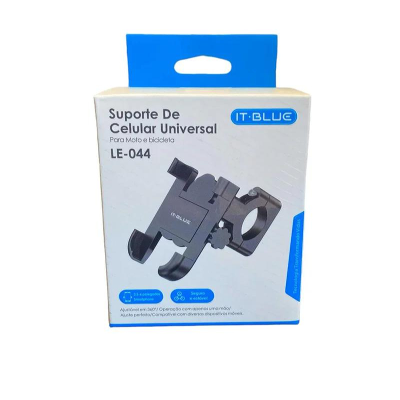 SUPORTE PARA CELULAR PARA MOTO E BICICLETA IT-BLUE LE-044