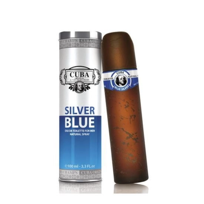 PERFUME CUBA SILVER BLUE 100ML