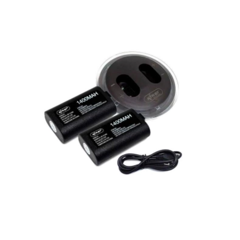 KIT CARREGADOR COM DUAS BATERIAS E UM DOCK DE CARREGADOR PARA CONTROLE DE XBOX ONE KNUP KP-5128A * - Imagem 2