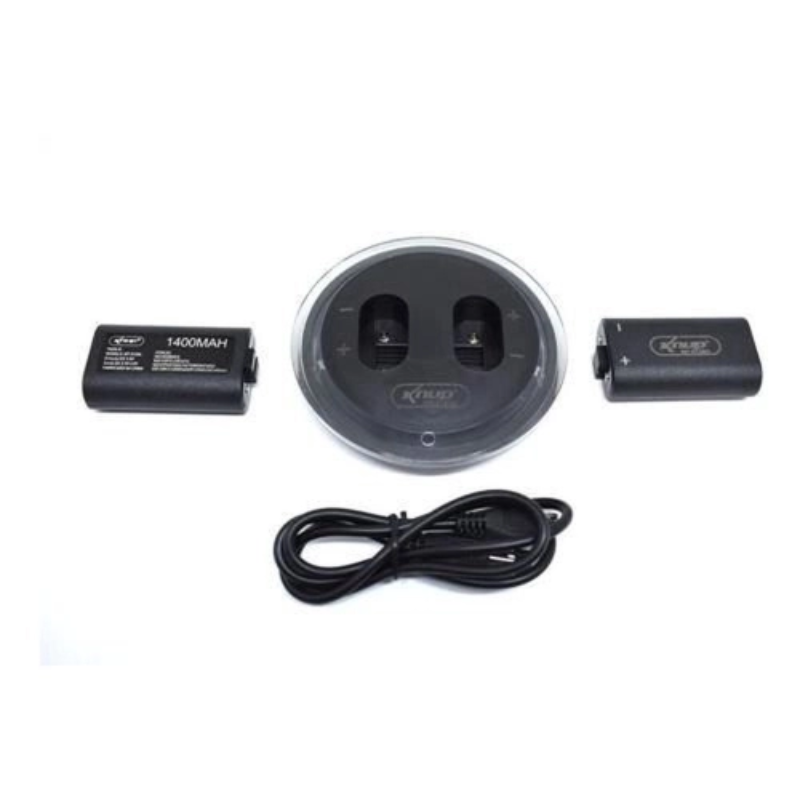 KIT CARREGADOR COM DUAS BATERIAS E UM DOCK DE CARREGADOR PARA CONTROLE DE XBOX ONE KNUP KP-5128A * - Imagem 3