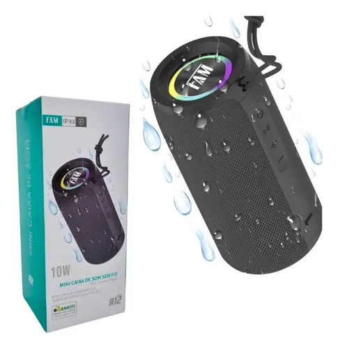 MINI CAIXA DE SOM FAM 10W FAM IPX6 A12