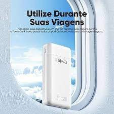 BATERIA PORTÁTIL DEVIA POWER CHANGER 10000MAH 2 USB / MICRO / TIPO-C BRANCO