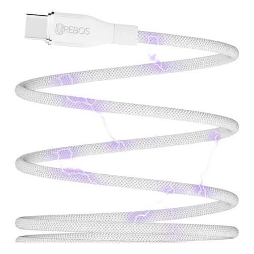 CABO MAGNÉTICO DE ALTA PERFORMANCE ACTIO VENTUS C / C BRANCO 1.5 M